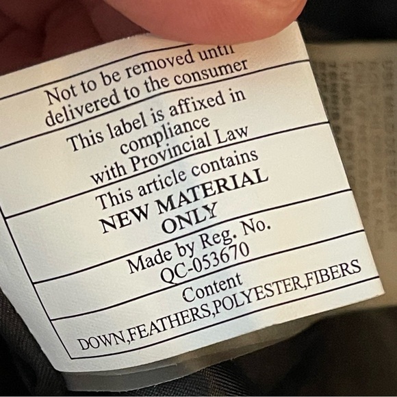 Vince Camuto down filled black long lined faux fur hooded coat - Picture 6 of 6